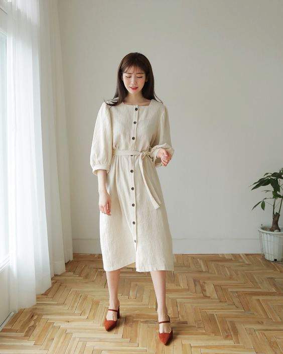 亞麻材質　亞麻衣服穿搭